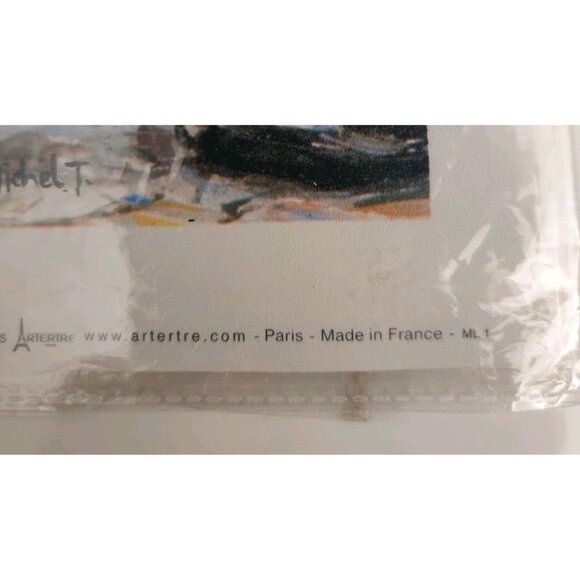 Vtg Retro 80s French Mid Century Big Eyed Paris Boy Girl Art Print Michel Thomas - Picture 6 of 16